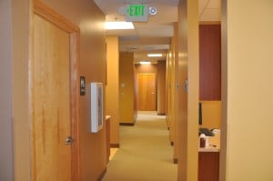 Hallway at Gentle Endodontics of Kent Washington